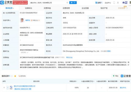 奧比中光杭州成立科技公司，加速AI技術服務布局